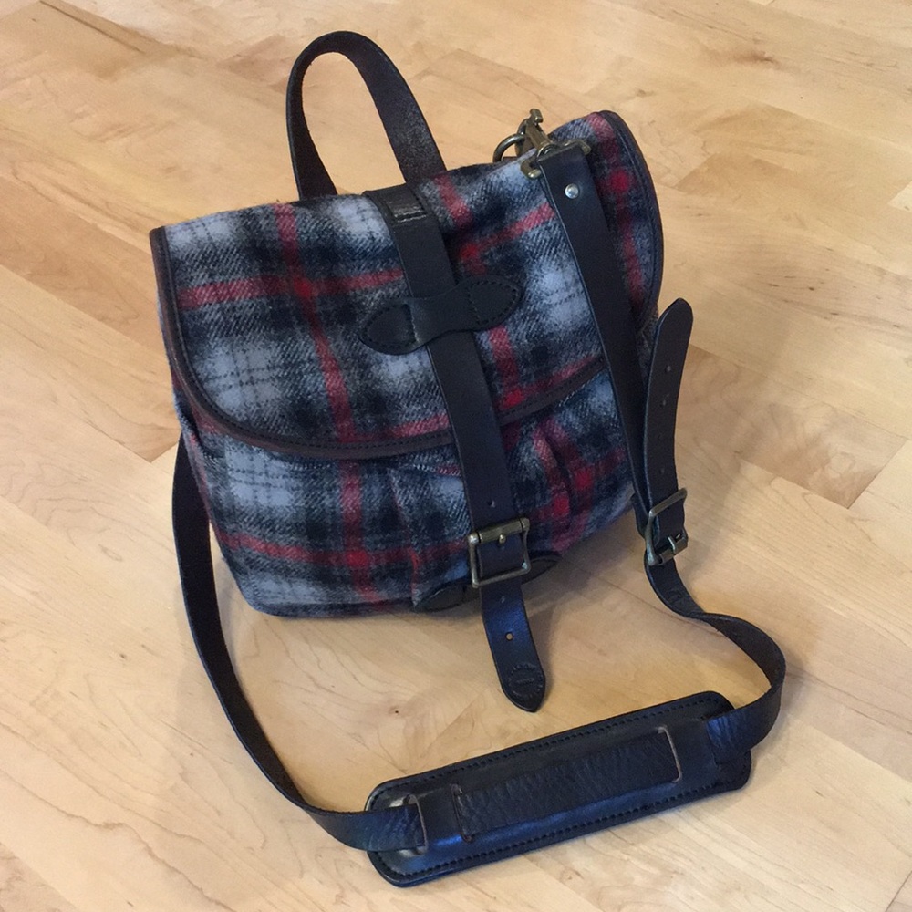 FILSON | Small Feild Bag Tartan Plaid Wool - Picture 3 of 16